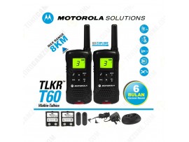 Motorola T60 Walkie Talkie Talkabout Radio (Free Jam Dinding Selama Persediaan Masih Ada)